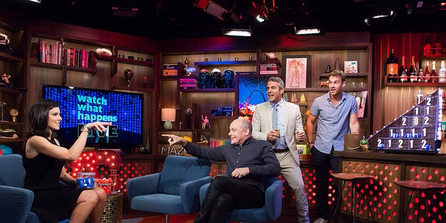 Andy Cohen claimed the set of Bravo's "Watch What Happens Live with Andy Cohen" was the first late night set to have a bar.