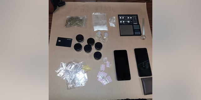 Wisconsin sheriff's deputies found drugs and other items during a traffic stop after a K-9 alerted them, authorities said.