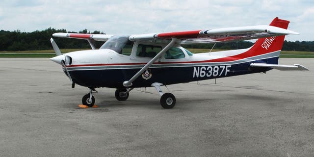 A picture of a Cessna Skyhawk (N6387F) airplane from 2014.