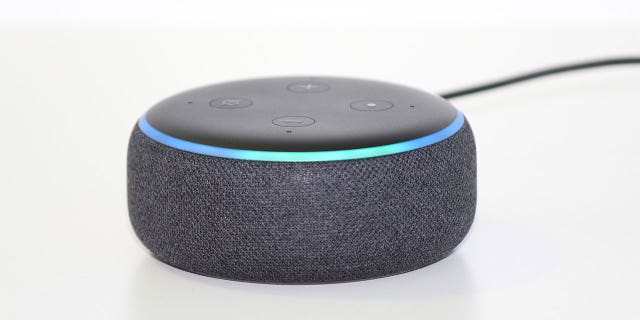 Amazon Echo Dot speaker with AI-powered Alexa technology