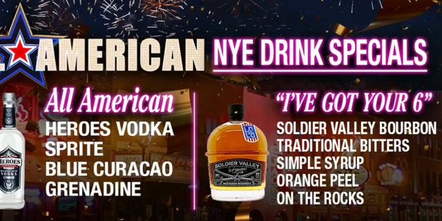 On "Fox and Friends Weekend," Wildhorse Saloon restaurant operations manager Stephen D’Amico revealed recipes for patriotic drinks to ring in the New Year of 2023.