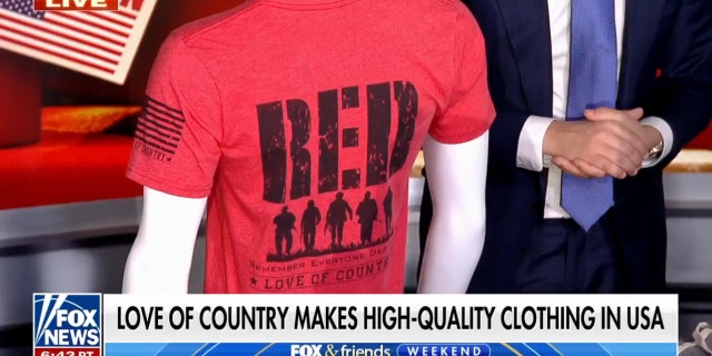 Joseph Knoetgen Sr. of Love of Country joined "Fox and Friends Weekend" to showcase the company's American-made products that are perfect for holiday gifts this year.