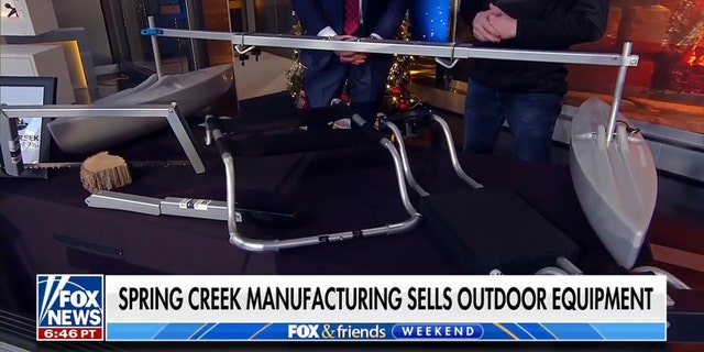 Grant Sega of Spring Creek Manufacturing joined "Fox and Friends Weekend" to showcase the company's American-made products.