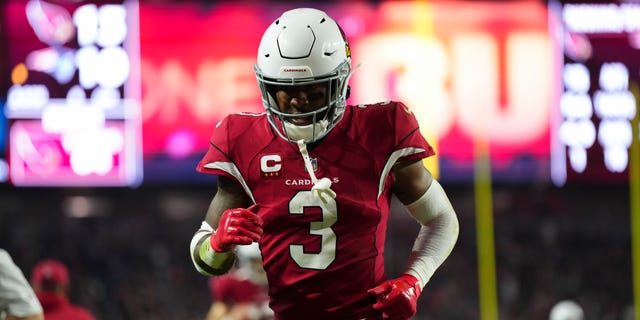 Budda Baker of the Cardinals during the New England Patriots game at State Farm Stadium on Dec. 12, 2022, in Glendale, Arizona.