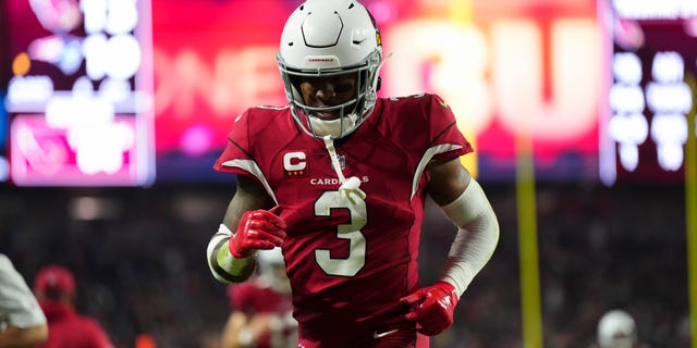 Cardinals' Budda Baker during the New England Patriots game at State Farm Stadium on December 12, 2022 in Glendale, Arizona.