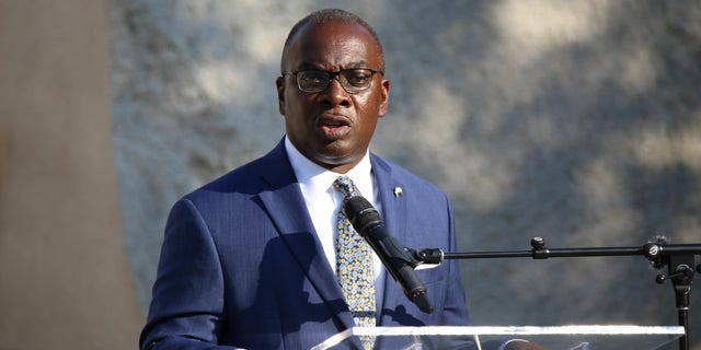 Buffalo Mayor Byron Brown delivers remarks at the National Urban League Fights For You Rally during the National Urban League Conference in Washington, D.C., on July 20, 2022.