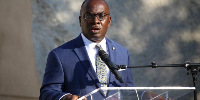 Buffalo Mayor Byron Brown delivers remarks at the National Urban League Fights For You Rally during the National Urban League Conference in Washington, D.C., on July 20, 2022.