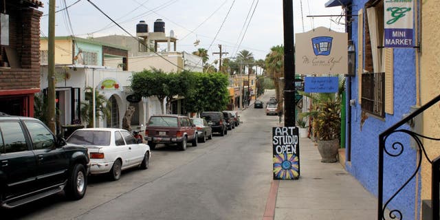 A street in the Art District of San Jose del Cabo is shown in Baja California Sur, Mexico, on Monday, July 2, 2012. The Art District has become the cultural center of Los Cabos. 