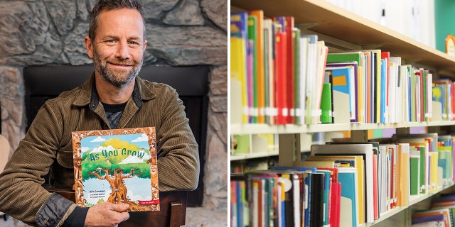 Kirk Cameron's new children's book is "As You Grow," which describes the growth of a "gentle giant" of a tree as it faces an array of dangers while practicing the qualities of compassion, kindness, patience and self-control. 