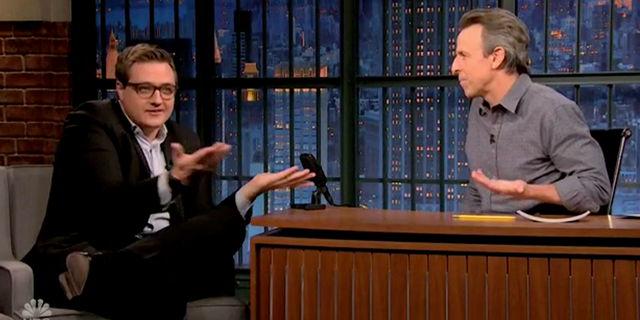 MSNBC host Chris Hayes tells NBC late night host Seth Meyers that Musk's ownership of Twitter has been "disastrous."