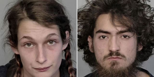 From left to right, Jillian Larae Meyers, 20, and Zachary Sousa Engren, 22.