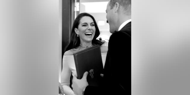 Catherine, Princess of Wales and Prince William, Prince of Wales are seen in a new behind-the-scenes photo from The Earthshot Prize 2022 at MGM Music Hall at Fenway on Dec. 2, 2022, in Boston.