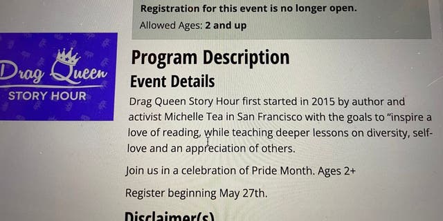 A "drag queen story hour" was held on June 15, 2022, at the Scarsdale Public Library. The notice for the event is still promoted on the library's website — there is no calendar listing, however, for Kirk Cameron's upcoming story hour on Dec. 30, 2022, at 3 p.m., at the same library. 