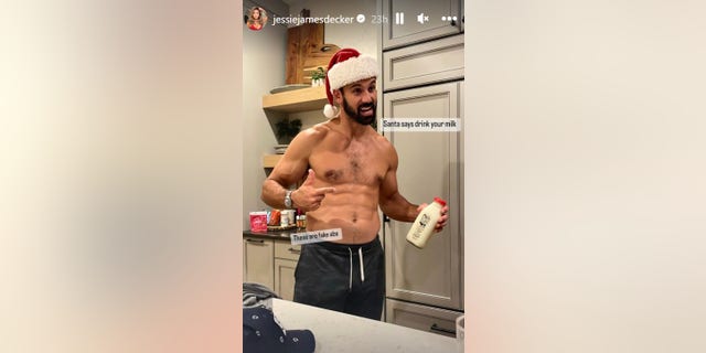 Eric Decker shirtless