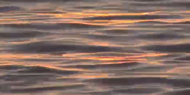 Look at the water of Egmont Key in Florida.