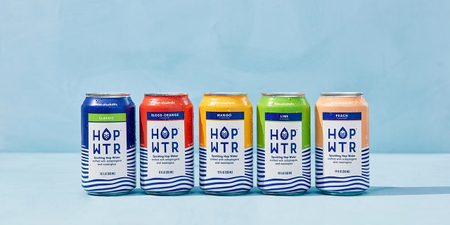 Enjoy that "hoppy" flavor without the alcohol by sipping the non-alcoholic HOP WTR available in a multitude of fun flavors.