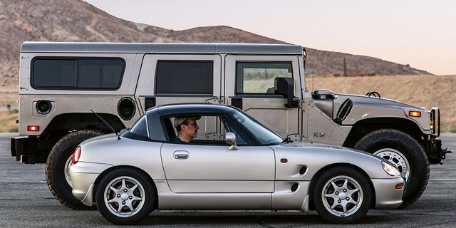The Suzuki Cappuccino is <i>slightly </i>smaller than the Hummer H1.