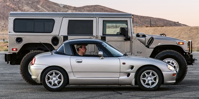 The Suzuki Cappuccino is <i>slightly </i>smaller than the Hummer H1.