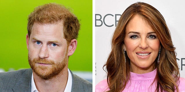 Elizabeth Hurley denied rumors that she took Prince Harry's virginity when he was a teenager.