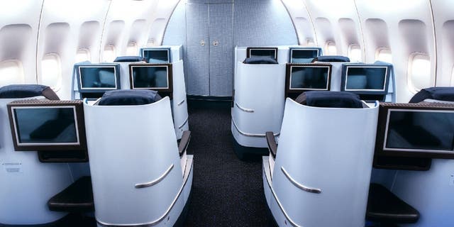 First class or business class airline tickets usually provide access to priority boarding, food and drink, blankets, pillows and other perks.
