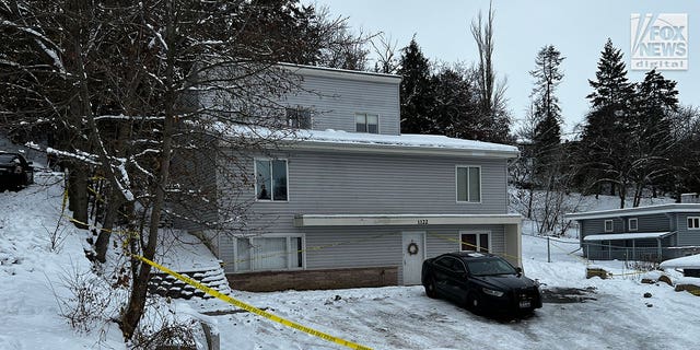 The home in Moscow, Idaho, where a quadruple homicide took place on Nov. 13, 2022, is shown on Dec. 4, 2022.