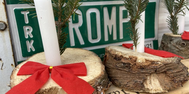 The Romps of Vermont live out of a camper every December while selling Christmas trees in Greenwich Village in New York City.