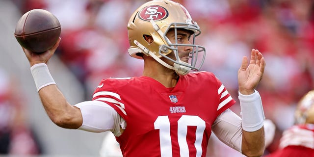 49ers’ Jimmy Garoppolo out for season after suffering foot injury vs. Dolphins