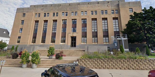A Google Earth image shows the exterior of the 8th District Court building in Kalamazoo, Mich. where Murray was sentenced Wednesday, Dec. 28.