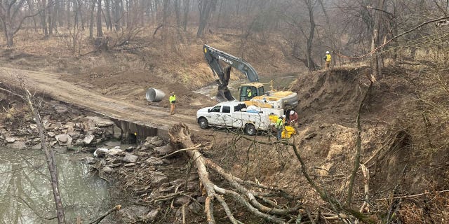 An oil spill in a Washington County, Kan., creek has led to the temporary shutdown of the Keystone pipeline