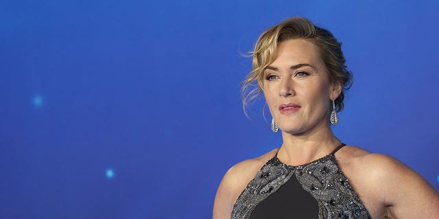 Kate Winslet attends the "Avatar: The Way Of Water" World Premiere at Odeon Luxe Leicester Square on December 06, 2022 in London, England. 