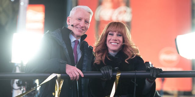 Kathy Griffin was fired from co-hosting CNN's New Year's Eve coverage with Anderson Cooper in 2017. 