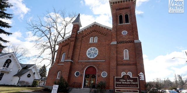 Clifton Springs United Methodist church Rochester, NY, December 13 2022.