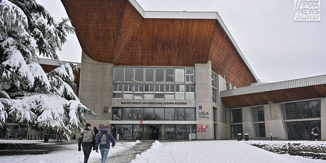 General view of the library at Grenoble University in Grenoble, France on Dec. 13, 2022. 