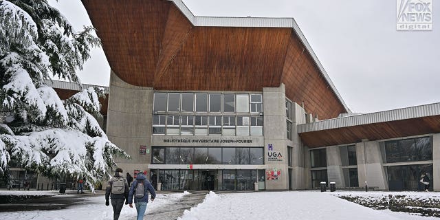 General view of the library at Grenoble University in Grenoble, France on Dec. 13, 2022. 