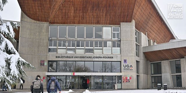 General view of the University of Grenoble library in Grenoble, France on Dec. 13, 2022. 