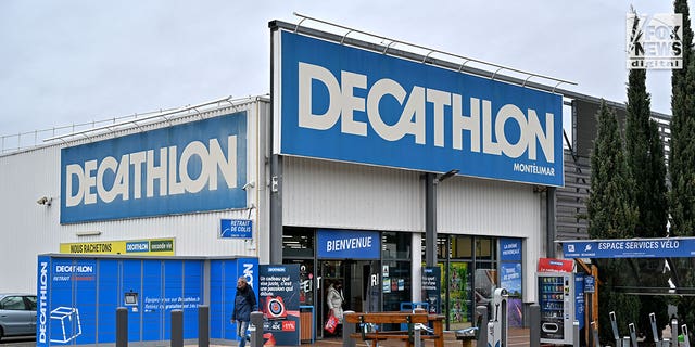 Montelimar Decathlon Sports Good Store.  Landmarks relating to missing American student Ken Deland in Montelimar, France on December 14, 2022. 
