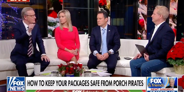 CyberGuy Kurt Knutsson joined "Fox and Friends" on Monday morning to discuss ways to prevent holiday packages from being stolen right off the front porch. 