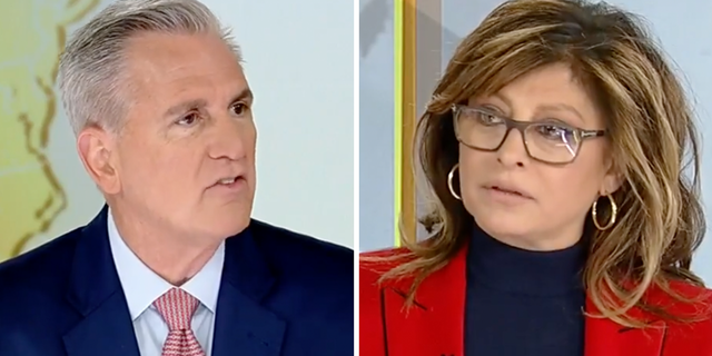 House Minority Leader Kevin McCarthy Joins Fox News "Sunday morning futures" With host Maria Bartiromo.