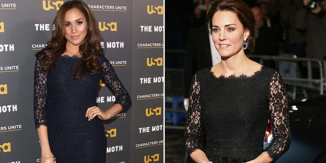 Meghan Markle and Kate Middleton once wore the same Diane von Furstenberg dress.
