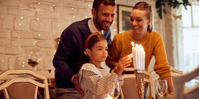 Although the family is not Jewish, the parent said in a social media post that the family (not pictured) is also not particularly religious — but they do celebrate Christmas. 