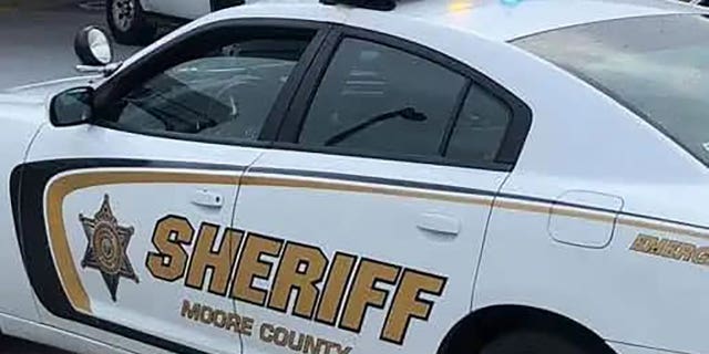 This photo shared Nov. 18 on the Moore County Sheriff's Office's Facebook page shows a marked department vehicle 