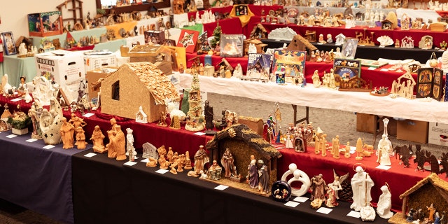 Many of the Nativity scenes in Zahs' collection are handmade.