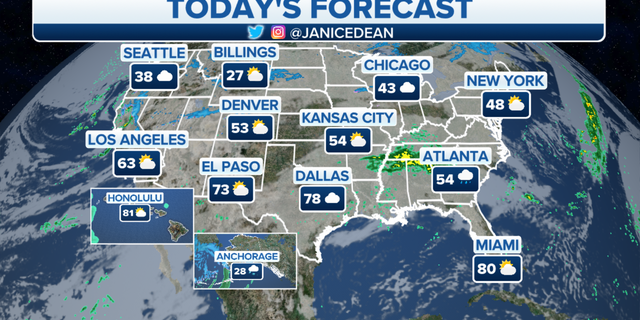 The national forecast for Monday, Dec. 5.