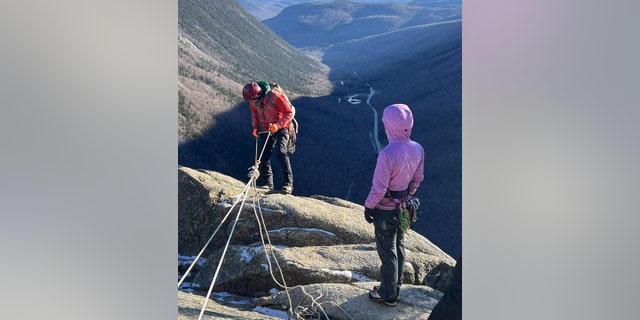 Rescuers responded to the summit of Mt. Willard in New Hampshire around 10:30 a.m. on Saturday.