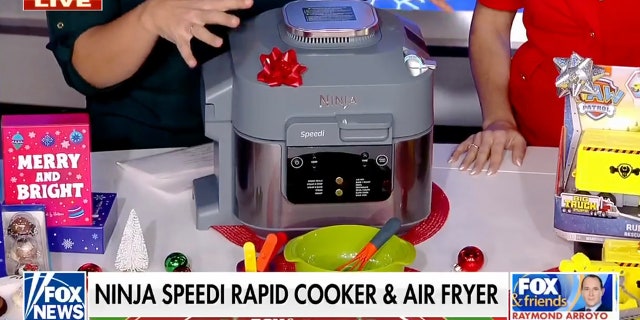 Final-minute Christmas reward concepts in time for the vacation: Way of life skilled reveals choices 1 The Ninja Speedi Rapid Cooker and Air Fryer can cook a meal in as little as 15 minutes. Lifestyle expert Limor Suss shared tips on it during a "Fox and Friends" segment on Tuesday.