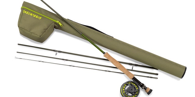 Take your grandpa or grandma out for a fishing adventure with a brand new Encounter fly rod outfit by Orvis.