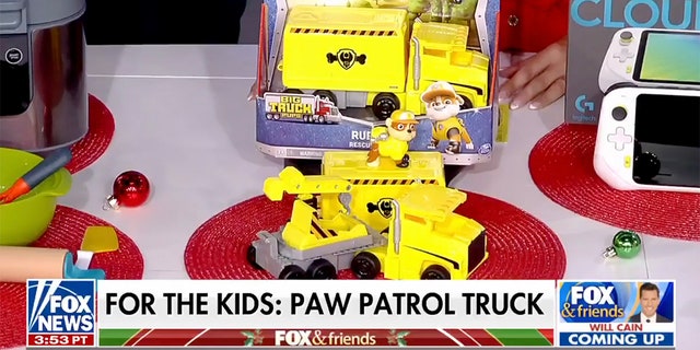 The Paw Patrol truck is a popular toy with children who watch the hit show. 