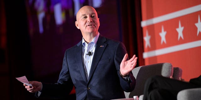 Republican Nebraska Gov. Pete Ricketts, who has declared intent to assume the Senate seat being vacated by incumbent Ben Sasse.