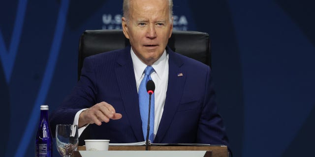 President Biden speaks during the U.S.-Africa Leaders Summit Dec. 15, 2022, in Washington, D.C.