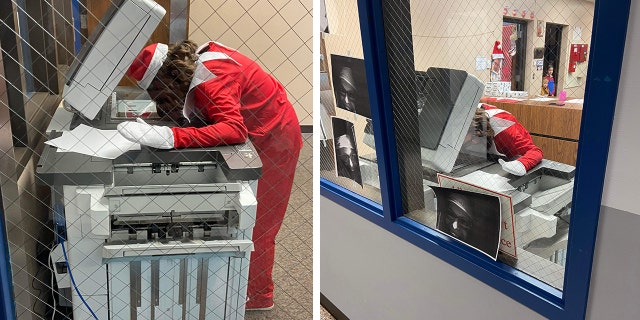 Hoeing was discovered using a copy machine and displaying the images of her face on the school walls.